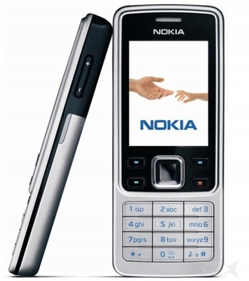 Telefon komórkowy Oryginalna Nokia 6300 SREBRNA POLSKA