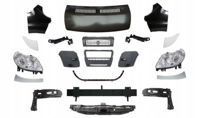 Citroen jumper 2006-2014 kompletny перед капот pas фото №1