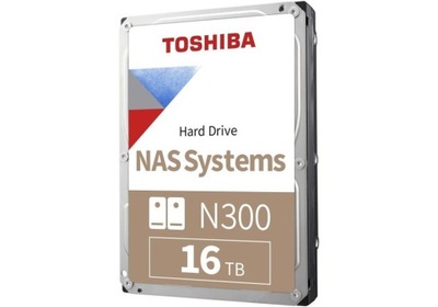 Dysk twardy Toshiba N300 HDWG31GUZSVA 16TB SATA III 3,5"