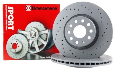 ДИСКИ ТОРМОЗНЫЕ ZIMMERMANN SPORT ПЕРЕД VOLVO S80 I 286MM