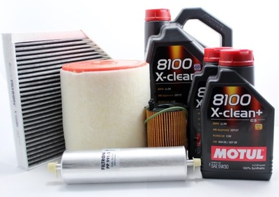 FILTRY+OLEJ MOTUL AUDI A4 B8 A6 C7 Q5 Q7 3.0TDI 