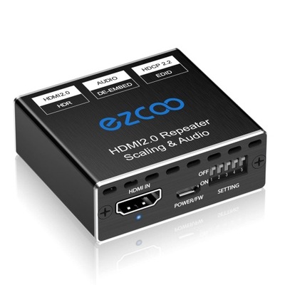 EZCOO Ekstraktor audio HDMI 4K 60Hz 1080P 120Hz OUTLET