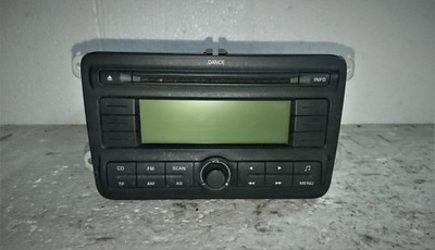 Радіо skoda 5j0035161 фото №1