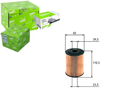 ФИЛЬТР МАСЛА VALEO X507 21115562A 0 515171AA