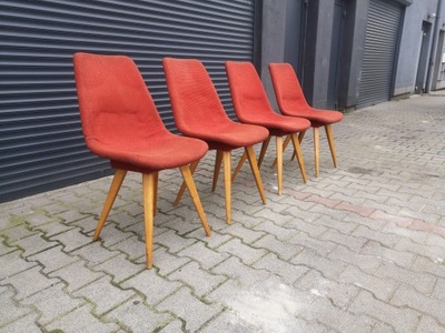 4 Krzesła Design - Space Age Vintage Navratil '60