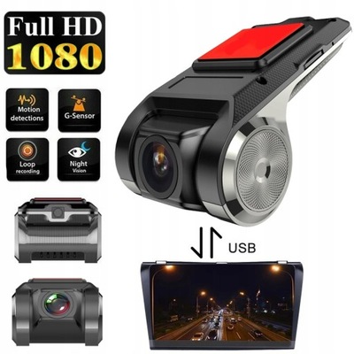 1080P USB DVR Car Driving Recorder Camera Android 