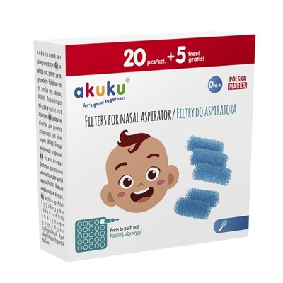 Filtry higieniczne do aspiratora Akuku A0037