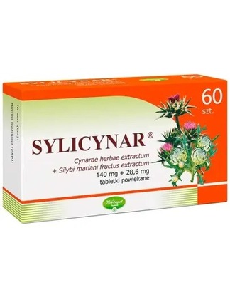 Sylicynar tabletki powlekane, 60 tabletek
