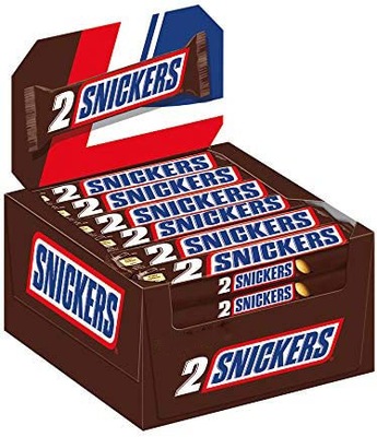 Baton Snickers 2x37,5g x 24 SZTUKI CAŁY KARTON