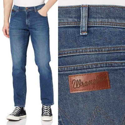 Wrangler TEXAS SLIM PRIME MĘSKIE JEANSY W33 L32