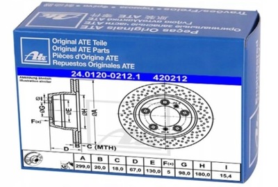 Гальмівні диски гальмівні задня do porsche 718 cayman s 2.5 фото №1