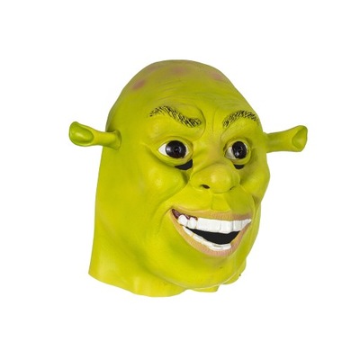 Lateksowa maska SHREK głowa Shreka ogr Bajka