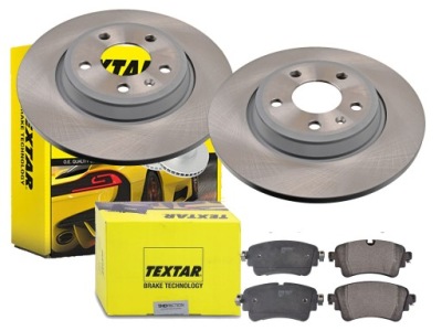 Гальмівні диски гальмівні колодки textar задня audi q5 fy 300mm фото №1