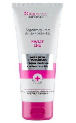 ANIDA Krem do rąk łagodzący KWIAT LNU 100 ml