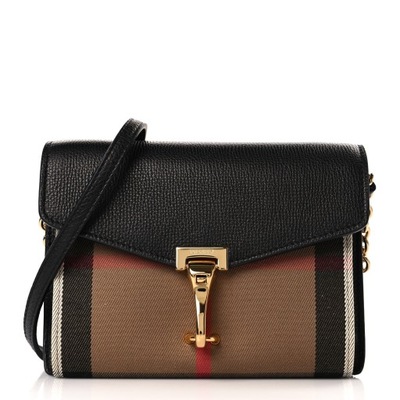 BURBERRY - SMALL MACKEN CZARNA TOREBKA