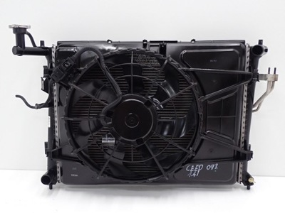 Комплект радиатор вентилятор kia ceed 1.4i 07r фото №1