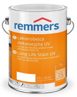 REMMERS LAKIEROBEJCA DEKORACY UV 2,5L SREBRNOSZARY