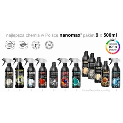 nanomax PROFESSIONAL zestaw TOP-9, 0,5L