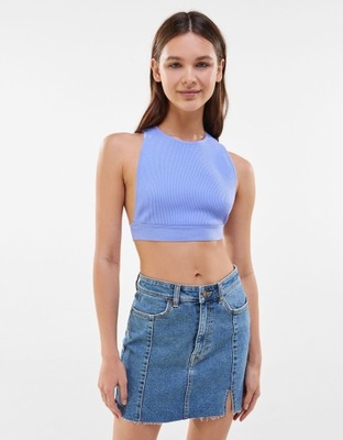 BERSHKA MINI SPÓDNICZKA JEANS 0778534 R.40