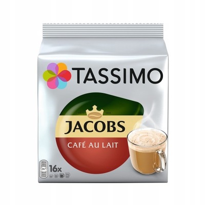 Tassimo Jacobs CAFE AU LAIT, 16 sztuk