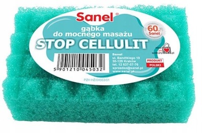 Sanel STOP CELLULIT gąbka do mocnego masażu