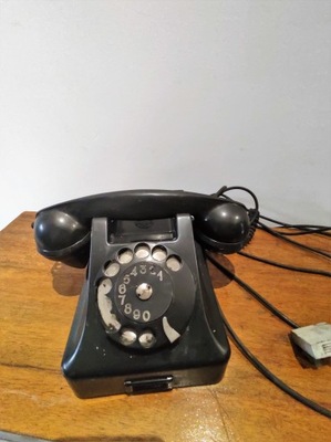 Polski telefon RWT CB-49 / B-A z 1962 r. bakelit