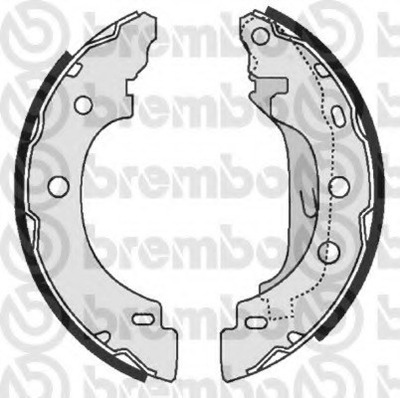 ZAPATAS DE TAMBOR DE FRENADO RENAULT KANGOO 98- 203X39MM  