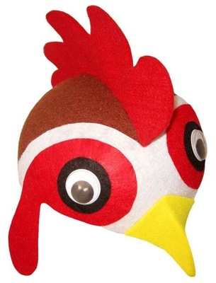 CZAPKA STRÓJ KOGUT / INDYK PTAK