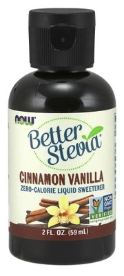 NOW Foods Better Stevia Granat i Jagoda Płyn 59 ml