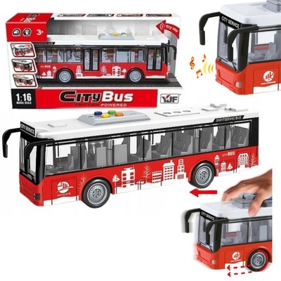 Autobus miejski City Bus napęd ręczny 27cm