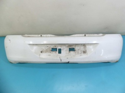 Бампер задняя renault clio ii lift 05- белый фото №1