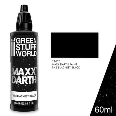 GSW 12020 Maxx Darth Black Paint 60ml (The Blackest Black)