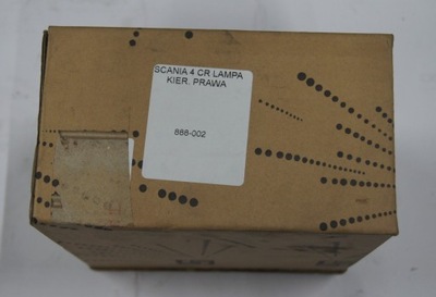 Лампа повороту поворотник scania 4 r права фото №1
