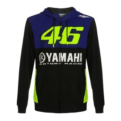 BLUZA МУЖСКАЯ VR46 YAMAHA ГОЛУБАЯ XS YDMFL362209