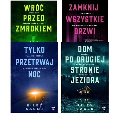 PAKIET Książek Riley Sager Thriller psychologiczny na PREZENT