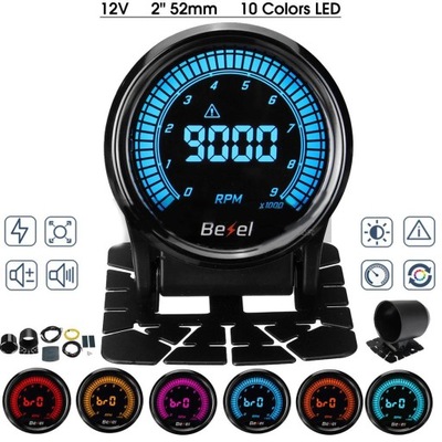 52MM BOOST WATER ТЕМПЕРАТУРИ OIL ТЕМПЕРАТУРИ VOLT VACUUM TACHOMETER EGT AIR FUEL R~75277