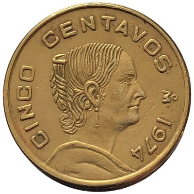 81378. Meksyk - 5 centavo - 1974r. (opis!)
