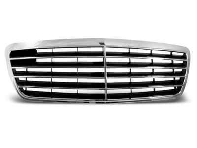 REJILLA REJILLA DE RADIADOR MERCEDES W210 E-KLASA 06.99-03.02 AVANTGARDE CROMO  