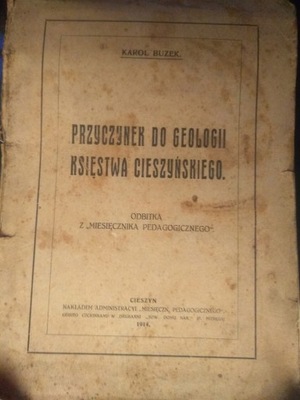Przyczynek do geologii Księstwa Cieszyńskiego 1914