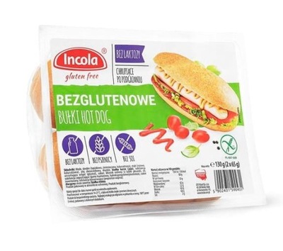 Bułka hot-dog bezglutenowa 130g INCOLA