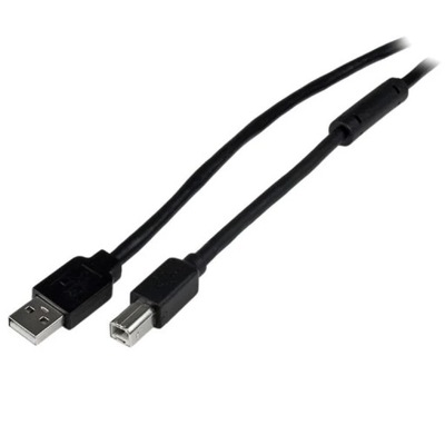 StarTech USB2HAB65AC kabel USB USB 2.0 20 m USB A USB B Czarny