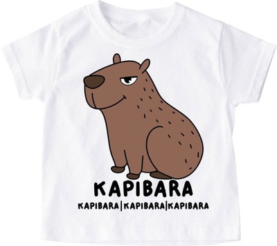 T-shirt koszulka dziecięca z kapibarą roz 104