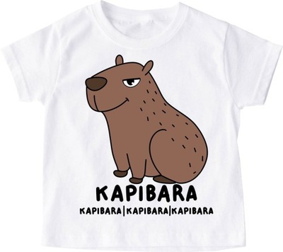 T-shirt koszulka dziecięca z kapibarą roz 98