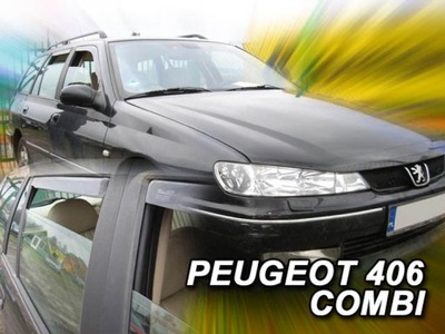 DEFLECTORES HEKO PEUGEOT 406 5D UNIVERSAL 4 PIEZAS  