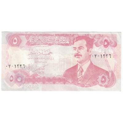 Banknot, Irak, 5 Dinars, KM:80b, UNC(63)