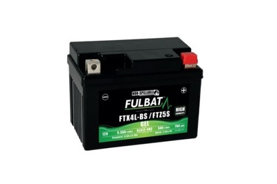 BATERÍA ZELOWY FULBAT 12V 5AH 70A FTX4L-BS FTZ5S YTX4L-BS SCOOTER MOTOR  