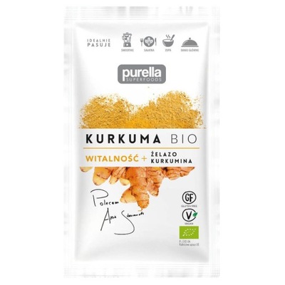 PURELLA SUPERFOODS Kurkuma mielona sproszkowany