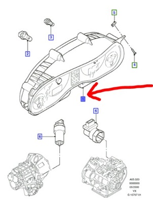 ПРИБОРНА ПАНЕЛЬ ПАНЕЛЬ ПРИЛАДІВ FORD GALAXY MK1 1997-2000