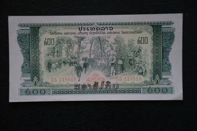 Banknot Laos 200 Kip seria DS 1968 ROK stan 1!!!