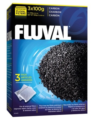 Wkład z węgla aktywnego 3x100ml Fluval Carbon